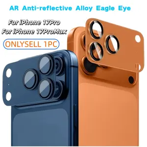 Camera Lens Protection Case Protector for iPhone 17pro/17 Pro Max, Reinforced Glass, Durable Metal Frame, Protective Scratch-Resistant Cover, Phone Accessories