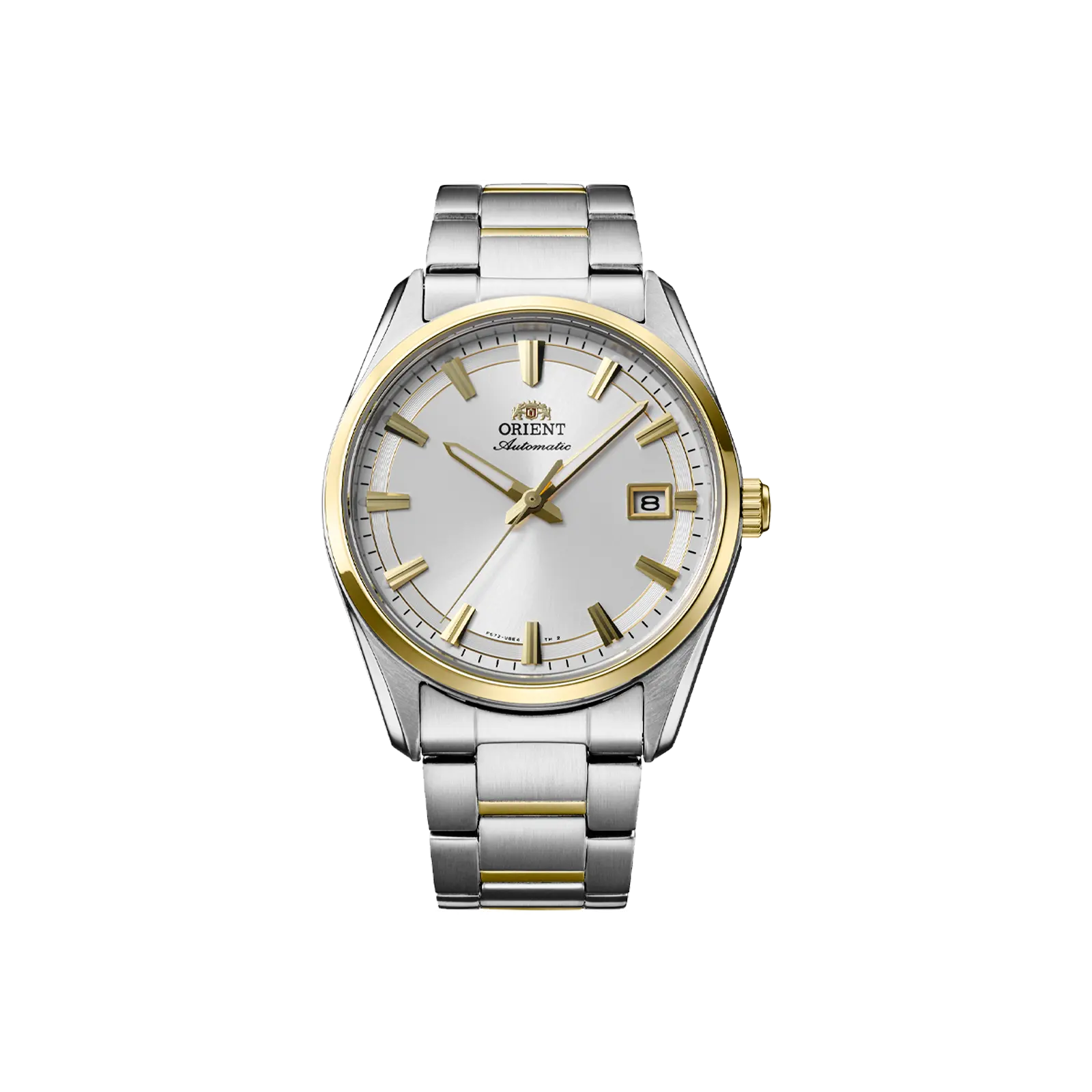 Orient Stretto Women's Contemporary Dress Watch - 38.5mm, Date Display, Sapphire Crystal, Steel Strap, RA-AC0R01S30B
