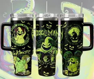 Halloween Oogie Boogie Tumbler, Boogie Man Stainless Tumbler, Horror Movie Tumbler Cup, Nightmare Before Christmas Gift, Gift for your Health