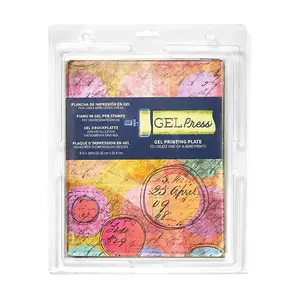 GELPress 8x10 Monoprint Gel Plate for Art Journals & Fabric - Durable Non-Toxic Reusable Gel Printing Surface for DIY Crafts & Mixed Media