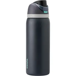 Owala FreeSip Insulated Stainless Steel Water Bottle with Straw for Sports and Travel, BPA-Free, 32oz, Foggy Tide