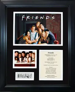 Poster Print Unframed Friends TV Show Facsimile Laser Engraved Signature Auto Wall Photo