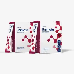 Unicity Unimate Yerba Mate Drink — Raspberry Pomegranate - 2-Box Booster Pack