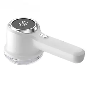 Rechargeable Fabric Shaver with LED Display, 3-Speed Lint Remover for Clothes & Sweaters — Efficient Defuzzer for Removing Fuzz, Lint Balls and Pills
