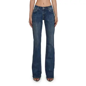 Low Rise Boot Cut Jeans
