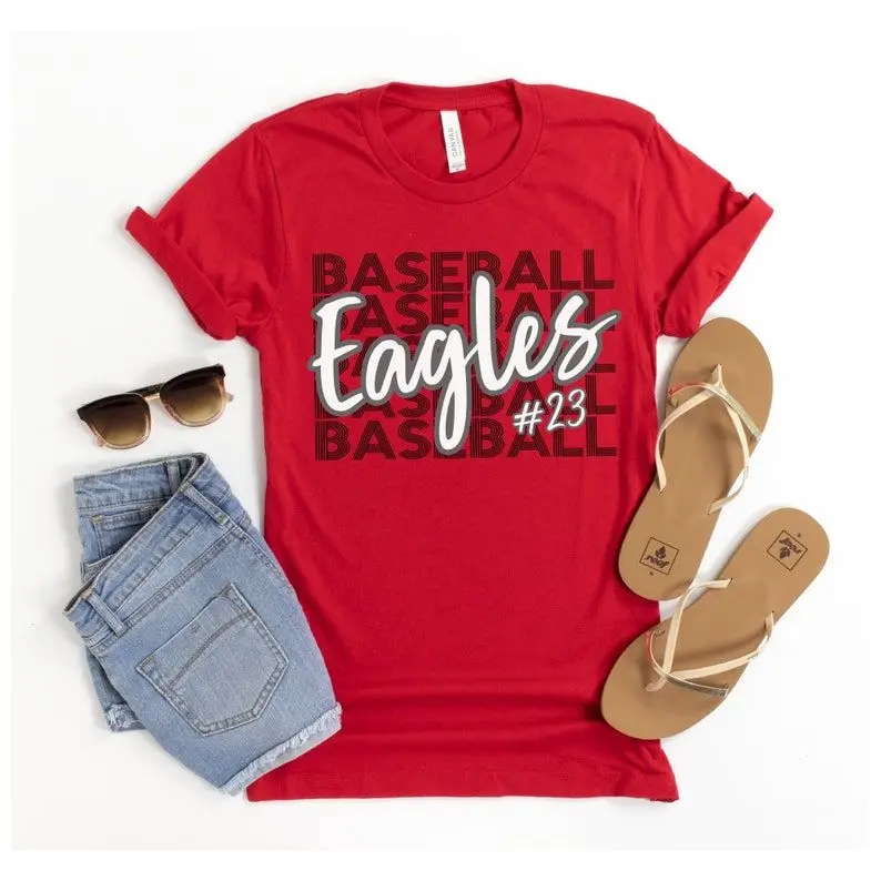 Baseball Shirt, Baseball Mom Shirt, Custom Baseball Shirts for Women, Personalized Baseball Shirt, Baseball Sweatshirt, Baseball Team Tees
