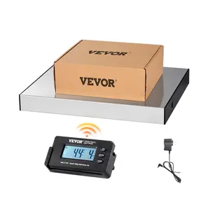 VEVOR Digital Shipping Scale, TikTokShopBlackFriday, 49 ft Wireless Control, 440 lbs x 1.7 oz. Postal Scale, with Timer, Tare Function, HD LCD Screen Package Scale for Luggage, Home, Post Office, AC/DC Powered, FCC Listed