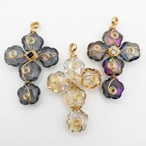 Crystal Bouquet Cross