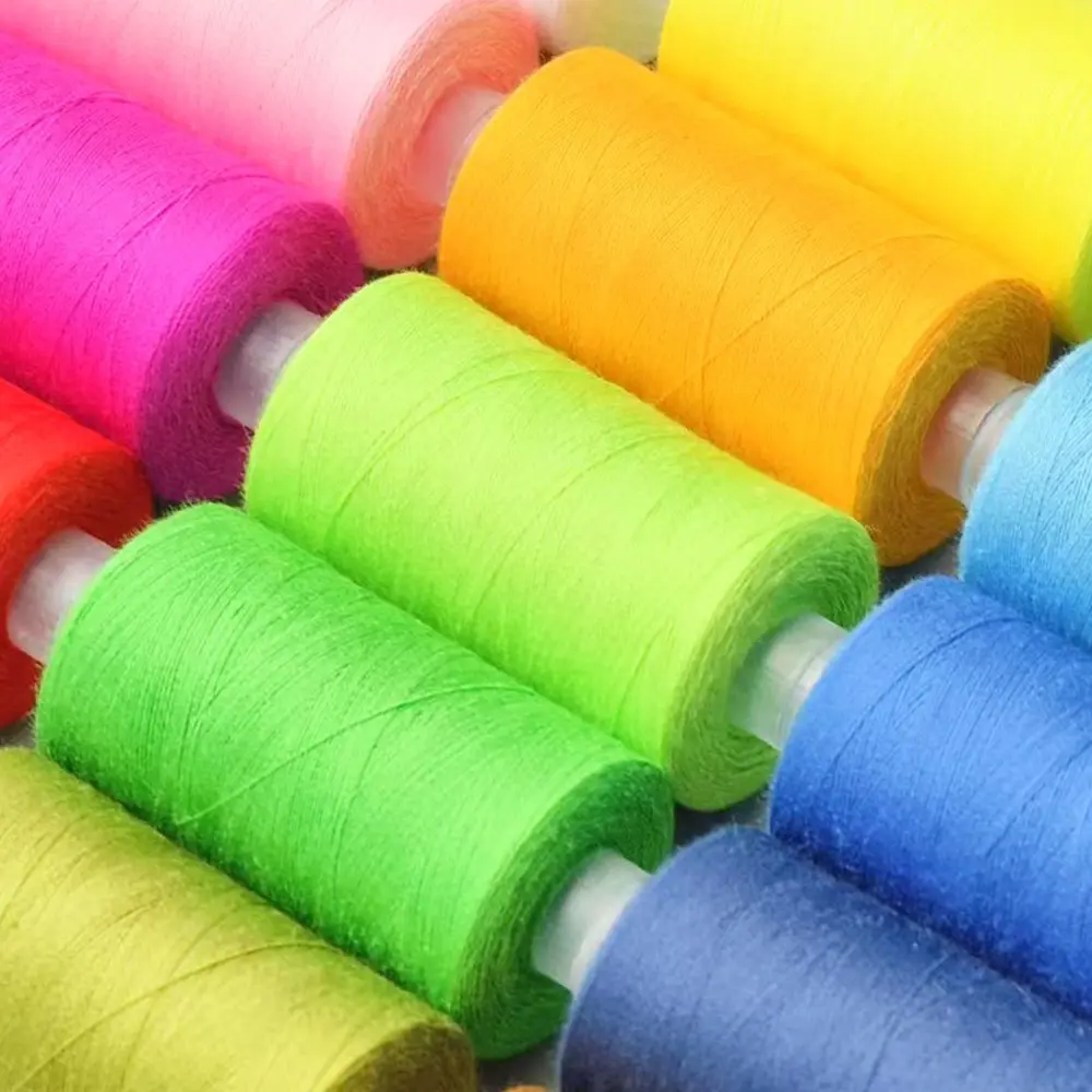 1 Box 20 Colors Large Size Sewing Thread, Every Roll 500 Yards Polyester Line, DIY Sewing Machine Bottom Line, Hand Sewing Set Thread, Sewn Embroidery, Hand Stitched, Sewing Threads For Sewing Machine