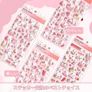 This adorable strawberry sticker series features stickers with various strawberry details. The cute and soothing style makes them versatile for handmade decorations, creative projects, and seasonal gifts, Sticker Sheets, Decorative stickers