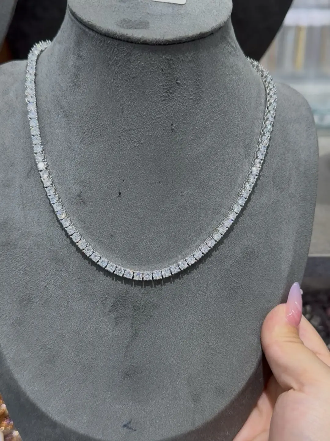 Selina(12496)gc.Stunning diamond necklace