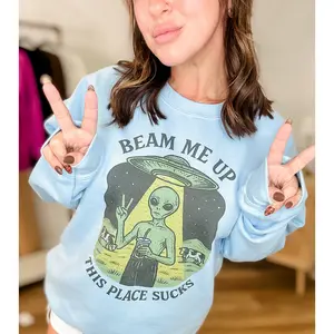 Beam Me Up Graphic Top