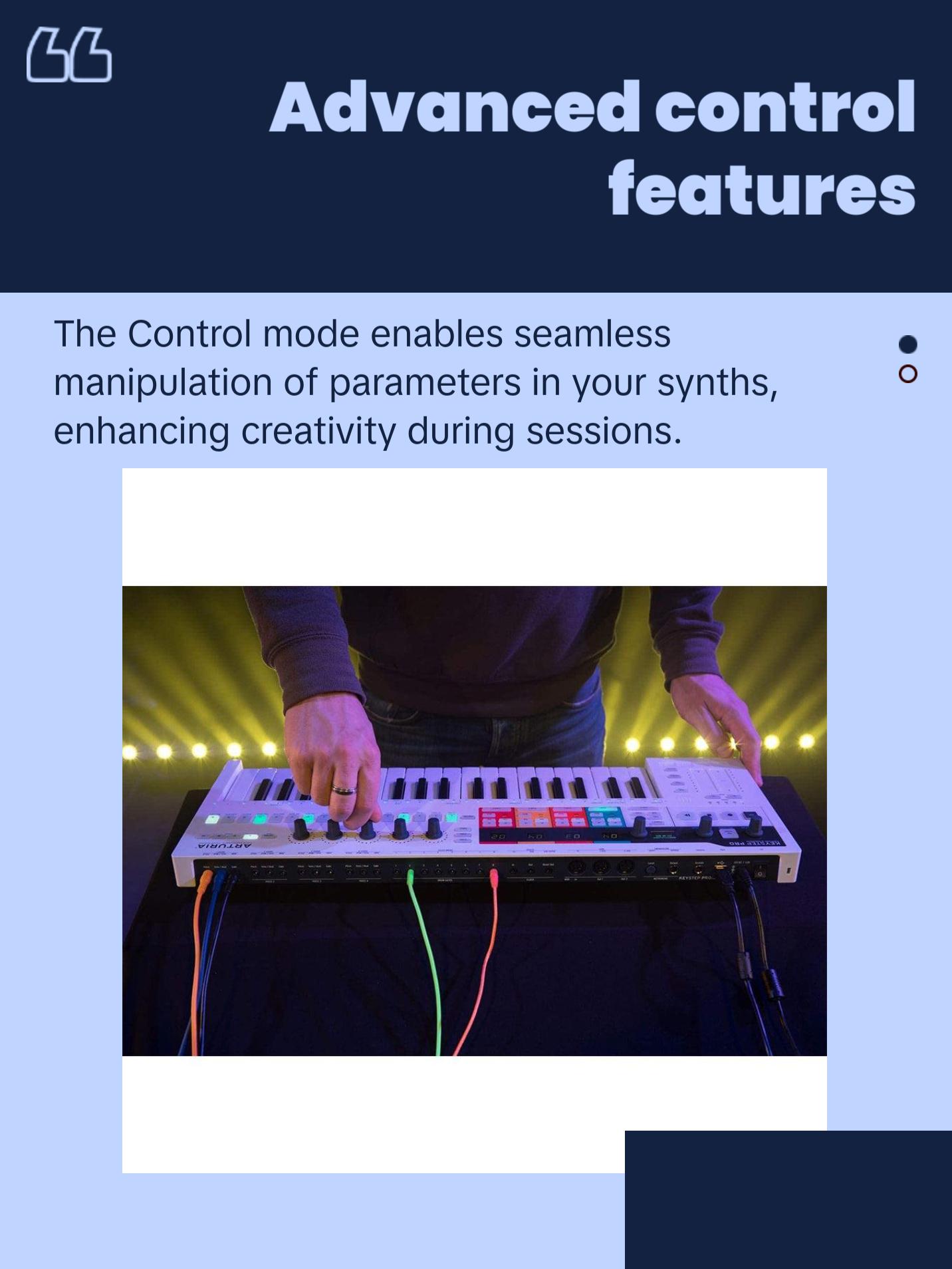 Arturia KeyStep Pro 37-key Keyboard Controller & Sequencer with Studio Monitor Headphones & Sustain Pedal Bundle