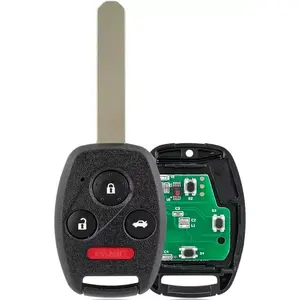 4 Button Remote Keyless Entry Replacement for Honda Civic 2006 - 2013 FCC ID: N5F-S0084A, N5F-A05TAA IC: 3248A-S0084A