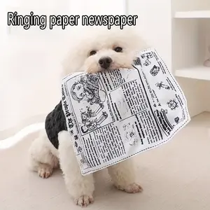 Dog sounding toys, simulated ringing paper newspapers, pet ringing paper playing cards, bite-resistant corgi teddy interactive toys, home self-improvement stuffing artifact, Interactive Tough Chewer