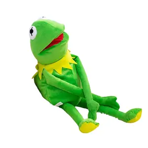 Frog Hand Puppet Plush Toy, Cuddly Stuffed Animal, Creative Long Arms & Legs Animal Doll, Playtime Fun Gift for Kids, Enjoyable Enhance Parent-Child Bond, Role Play Game Prop