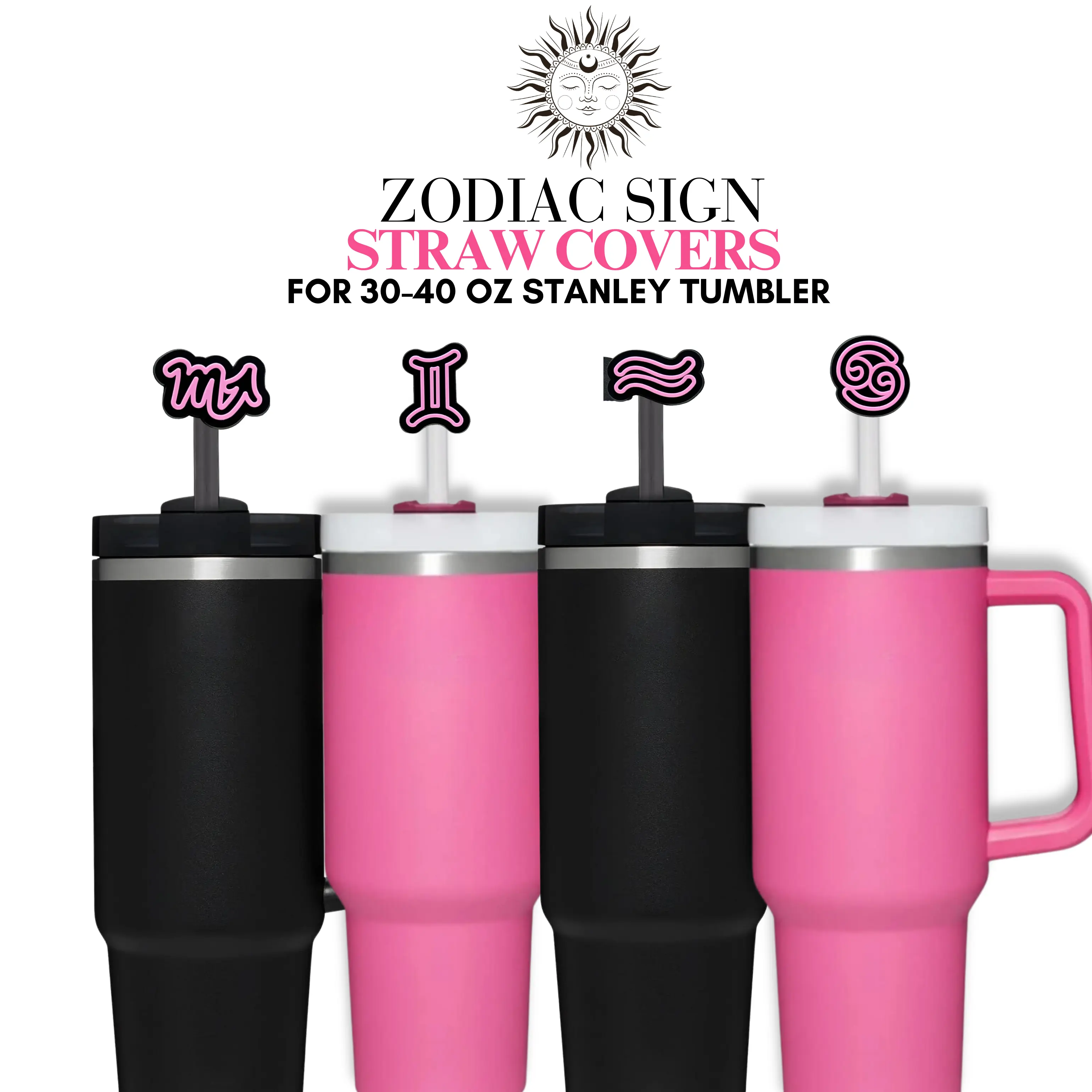 Straw Topper, Straw Cover, Stanley Accessories, 40oz Tumbler,  Tumbler Accessories, Drinkware Stylish