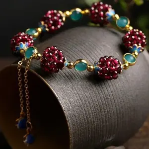 Women's Vintage Ethnic Boho Handcrafted Adjustable Bracelet, Fashion Jewelry