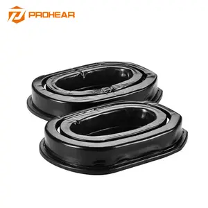 PROHEAR GEP03 Upgraded Gel Ear Pads for Walker's Razor Earmuffs Comfortable Soft Replacement Cups with Sealed Bottom Shell Flexible Silicone