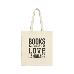 Books are my love language Tote Bag, Booktok tote bag, TBR tote bag, Soft Girl Era tote bag