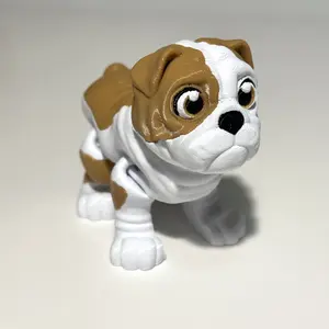 Bulldog - 3D Printed Articulating Figure