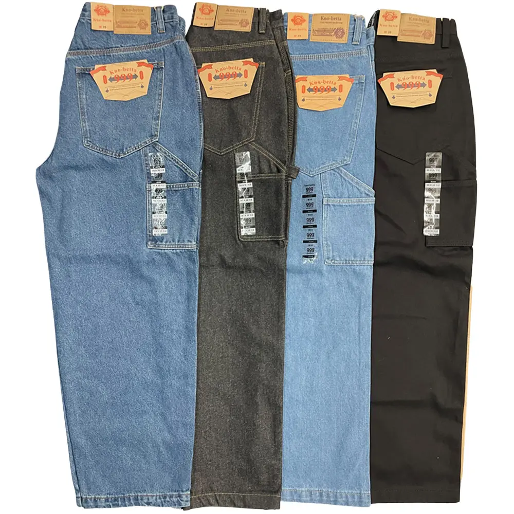 Kno Betta Men's Loose Fit Carpenter Jeans Baggy Work Pants Kno Betta Men's Loose Fit Carpenter Jeans Baggy Work Pants