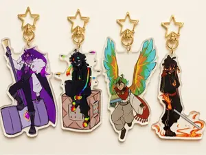 Unstable Universe MCYT Yt Translucent Acrylic Keychain, YT portable universe & lifesteal smp keychains - perfect For Bags, Keys, Or Gifts