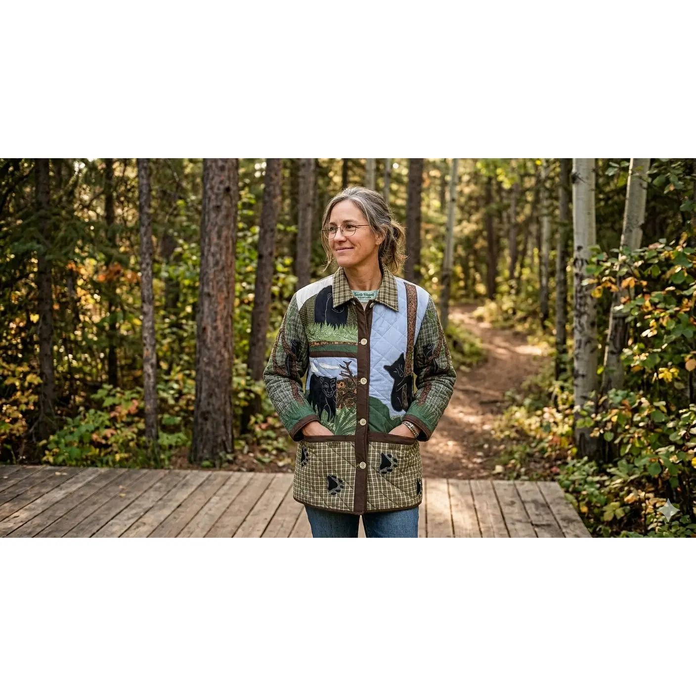 Bear Country Reversible Quilted Cotton Jacket | 2 Looks in 1 • Soft Cotton Filled • Lightweight Warmth • Regular Fit • Cozy All-Day Comfort • Breathable & Stylish • Perfect for Outdoor Adventures, Cabin Days & Everyday Wear | Unisex | cotton | Hand made