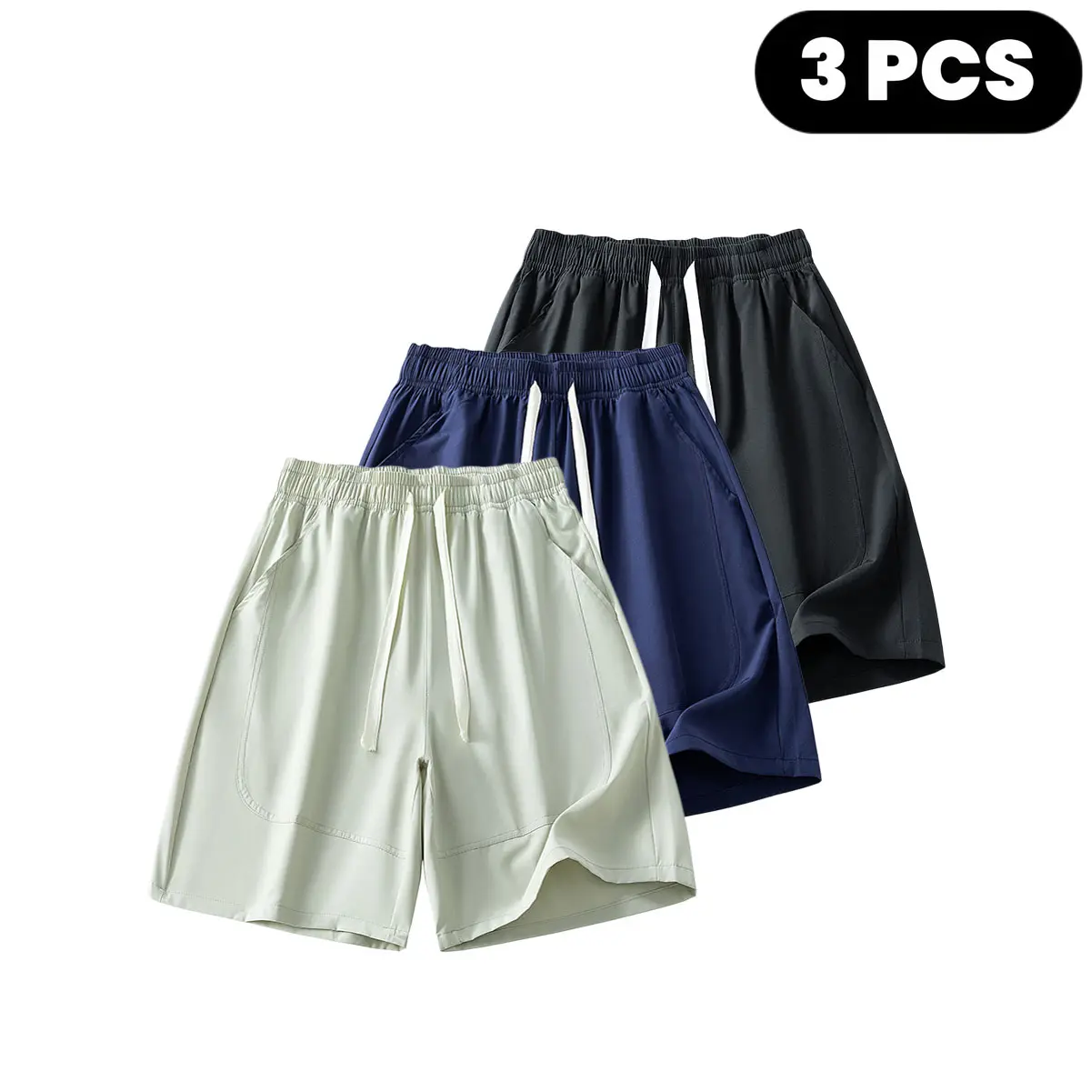 Men’s athletic shorts suitable for street fashion enthusiasts, students, and outdoor lovers; ideal for campus outfits, weekend outings, and outdoor activities—men’s bottoms that work well across all seasons.