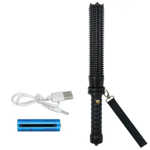 Flashlight Wolf Tooth Stick Telescopic Zoom Wide-Angle Charging Waterproof Long Range Camping Flashlights for flash light emergency power outage trekking poles Camping needs handheld Flashlight Hiking Essentials Survival Supplies