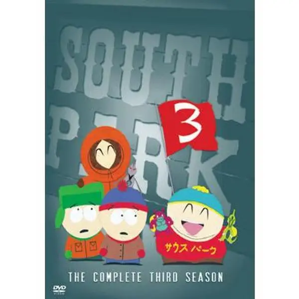 Used South Park: The Complete 3rd Season Complete Series DVD - Good, English, 0.6 lbs, Gift for South Park Fans, TV Series Book