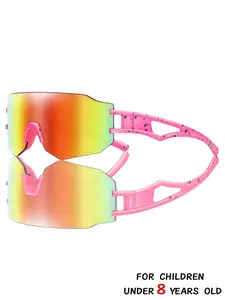 Unisex Cute Colorful Sunglasses, Trendy Casual Geometric Frame Sunglasses for Everyday Use, Fashion Accessories for Outdoor Activities