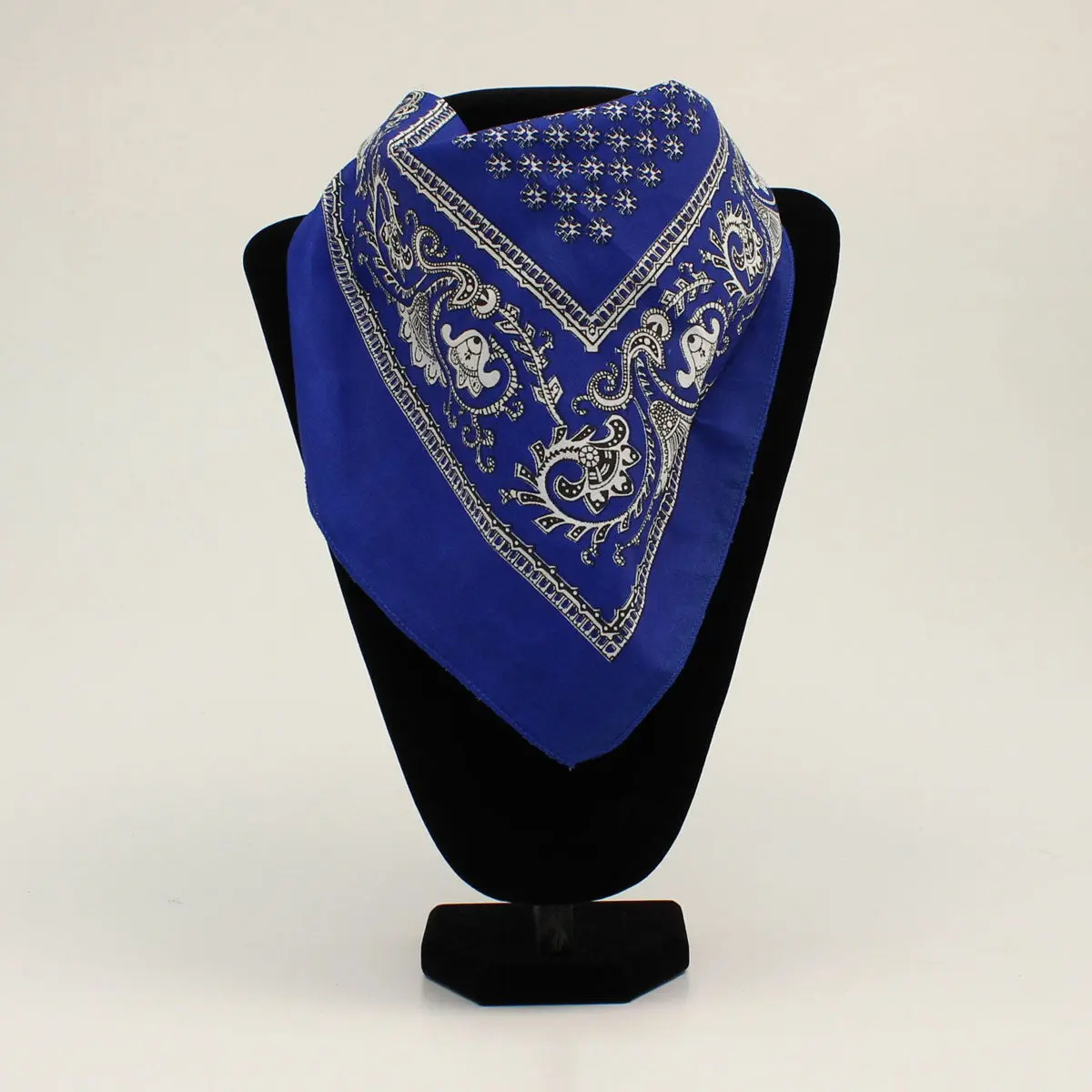 Blue Bandana with Pattern