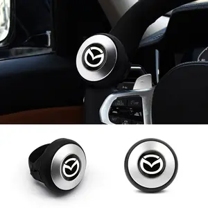 Mazda Car Steering Wheel Assist Ball, Smooth 360 Degree Rotation, Wear-Resistant Non-Slip Handle, Interior Modification Decoration Accessory