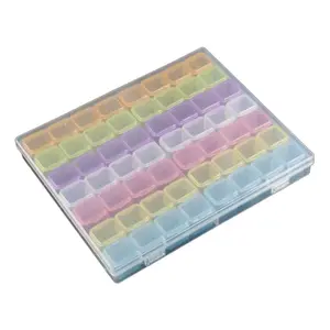 56 Grids Independent Jewelry Box Drill Organizer for Screw Ring