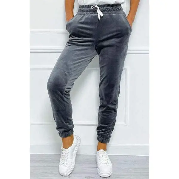Wide Waistband Drawstring Cropped Joggers