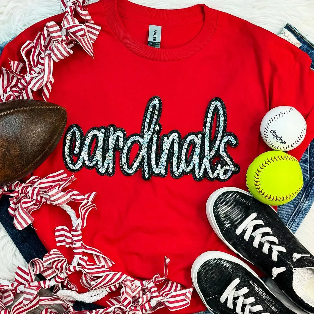 Cardinals Sequin Patch