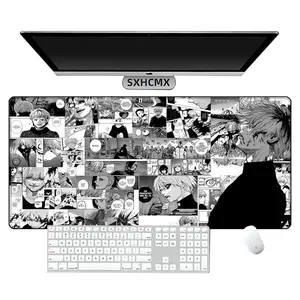 [3 Samples] Anime Tokyo Ghoul Mousepad Kaneki Ken HD Printing Computer Gamer Locking Edge Non-slip Mouse Pad