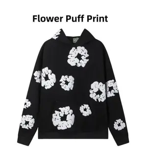 Y2K Unisex All-match Floral Bubble Print Streetwear Vingtage Fashionable Patten Hip Hop Looks Grunge Outfit	Long Sleeve Menswear Pullover