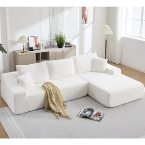 "108.27'' L-Shape Modular Sleeper Sofa | Chaise Included, Free Combo, 1200LBS Support,Foam-Filled, No Assembly—Soft, Spacious & Easy Clean