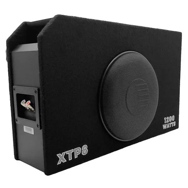 Orion XTP8 8" Ported Subwoofer Enclosure, High-Output Vented Box for Subwoofer Heavy Bass in Car Audio Systems