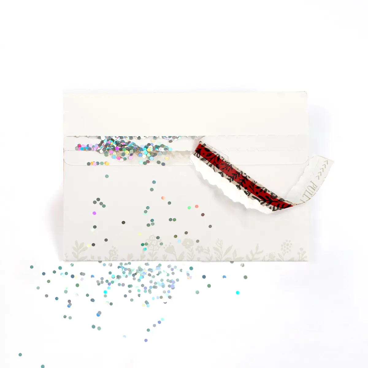 Floral Glitter Trap Envelope (1-Pack) Floral Glitter Trap Envelope (1-Pack)
