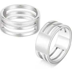 Hicarer 2-Piece Stainless Steel Jump Ring Opener Tools, 2-Piece Sets for Jewelry Makers, Jewelry Craft Projects Supplies (Silver), Two Piece Sets