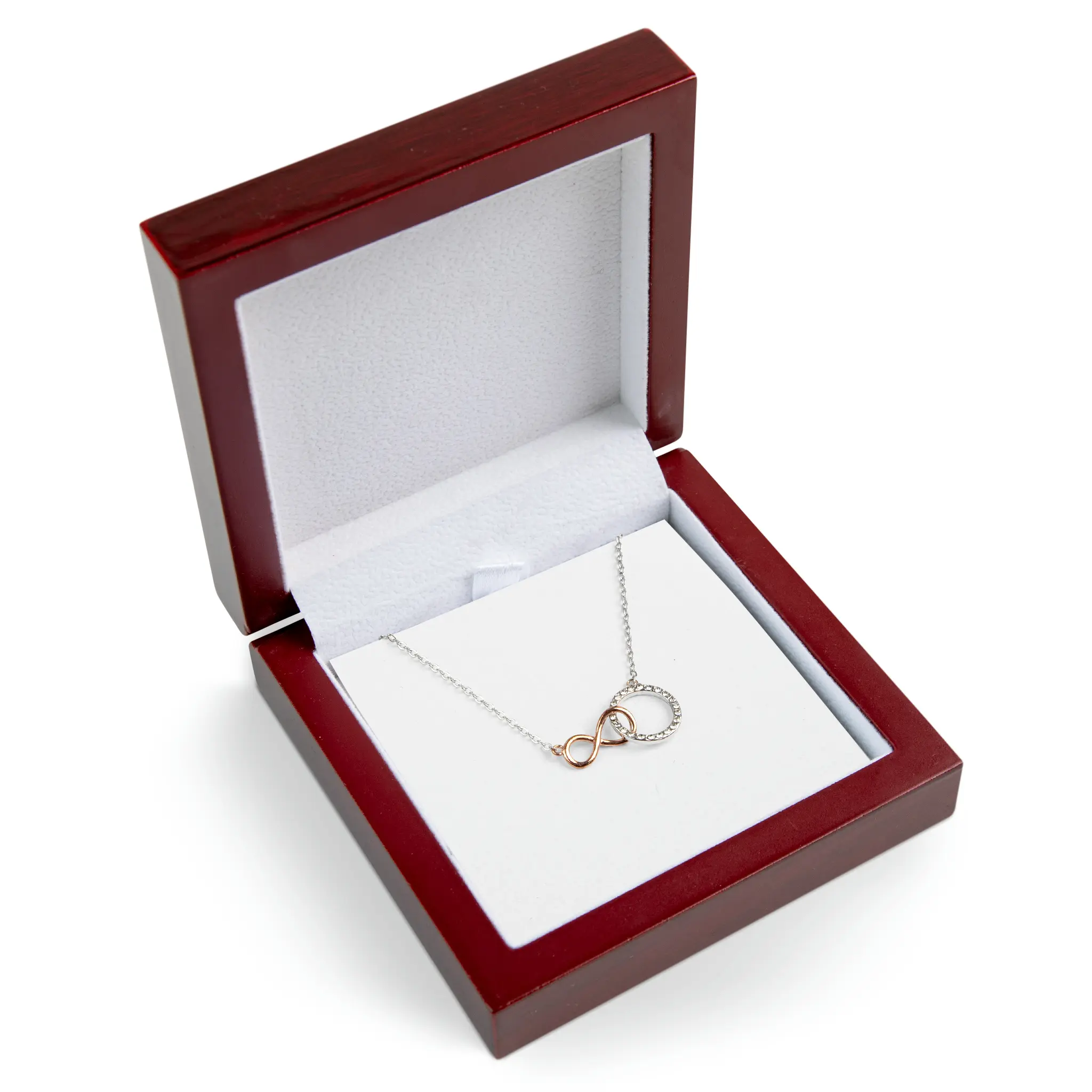 Forever Unity The Infinity Circle Necklace - With a Customizable Message Card