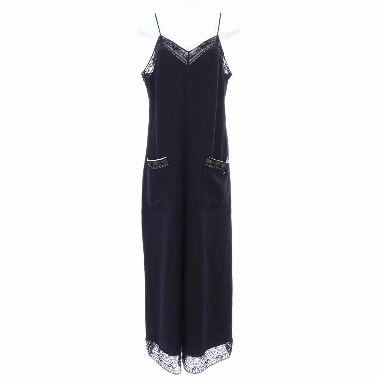 Pre-owned CHANEL Silk Small Leather Goods Jumpsuit