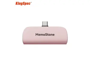 KingSpec MomeStone 512GB Portable SSD up to 2000MB/s Read, Thumb Drive Metal USB 3.2 Type C USSD Mobile Solid U Disk External USB Flash Drives Data Storage Compatible with Phone/Laptop/Computer