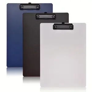 3 Pack A4 Memo Board Storage Box, File Folder Clipboard Writing Pad Organizer, Document Organizer, School Supplies Office Stationery, Paper Holder Container
