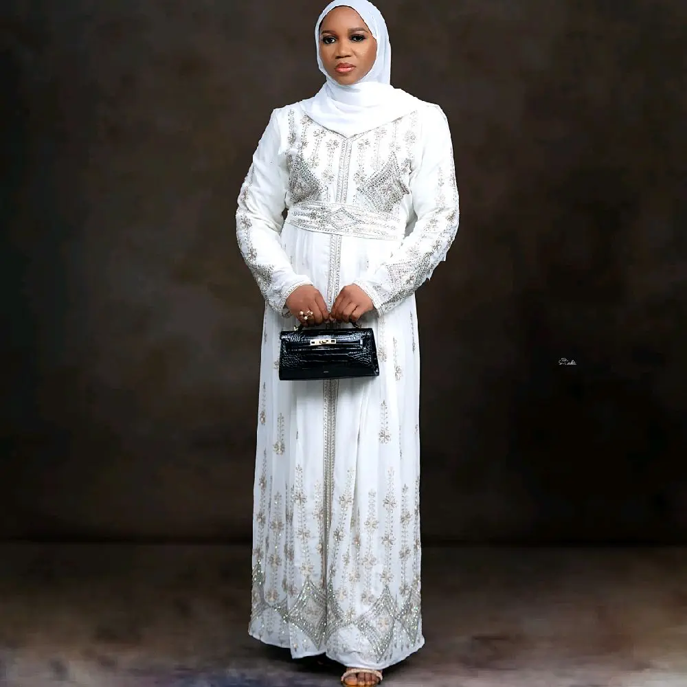 Luxe Moroccan kaftan
