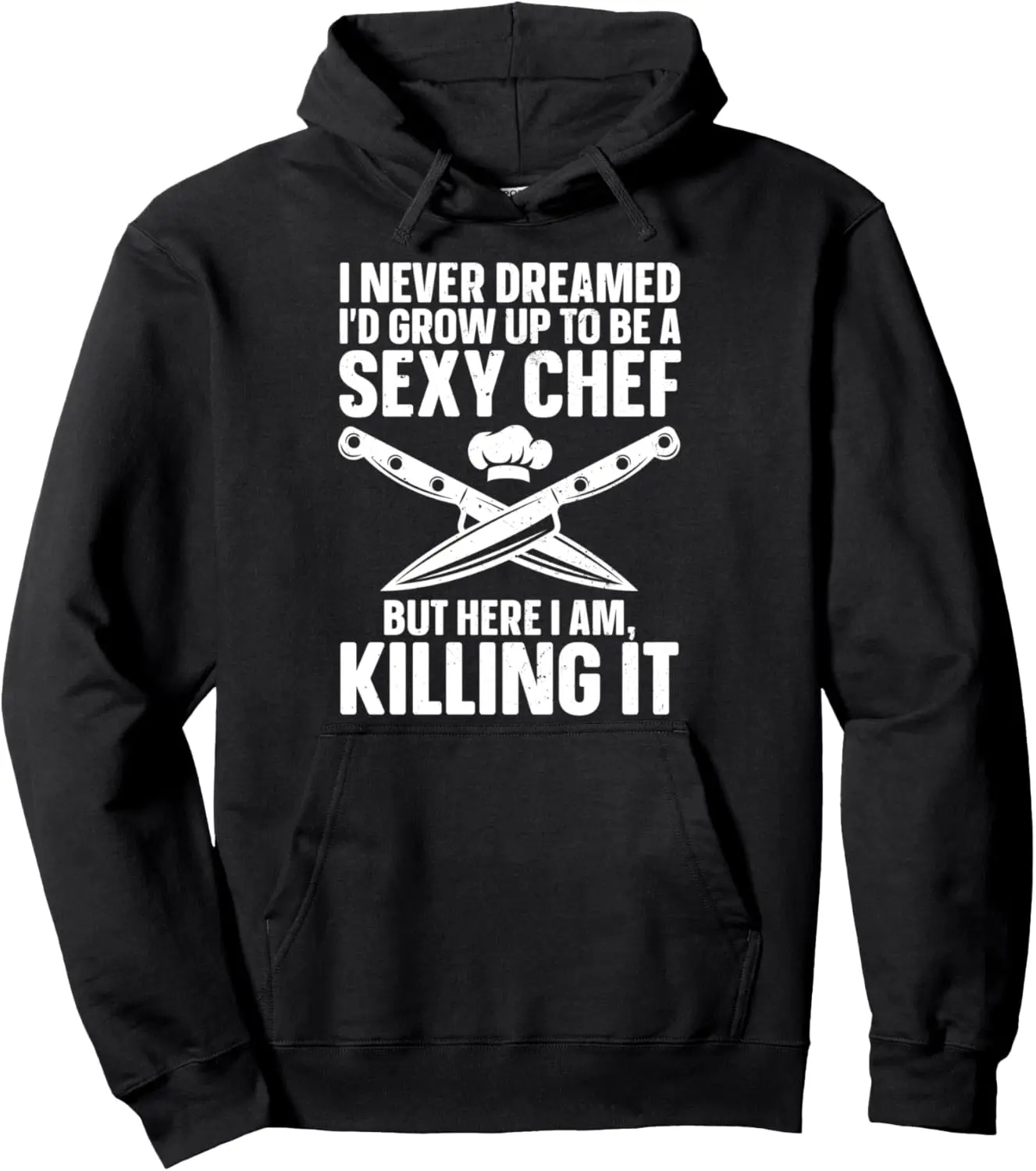 Funny Chef Design For Men Women Cooking Culinary Cook Chef Pullover Hoodie 1