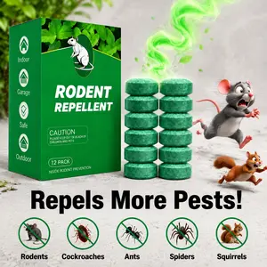 Pesticide-Free Peppermint Rodent Repellent Balls , Natural Mouse & Bug Deterrent for Indoor Outdoor Home Garage, Pet Friendly